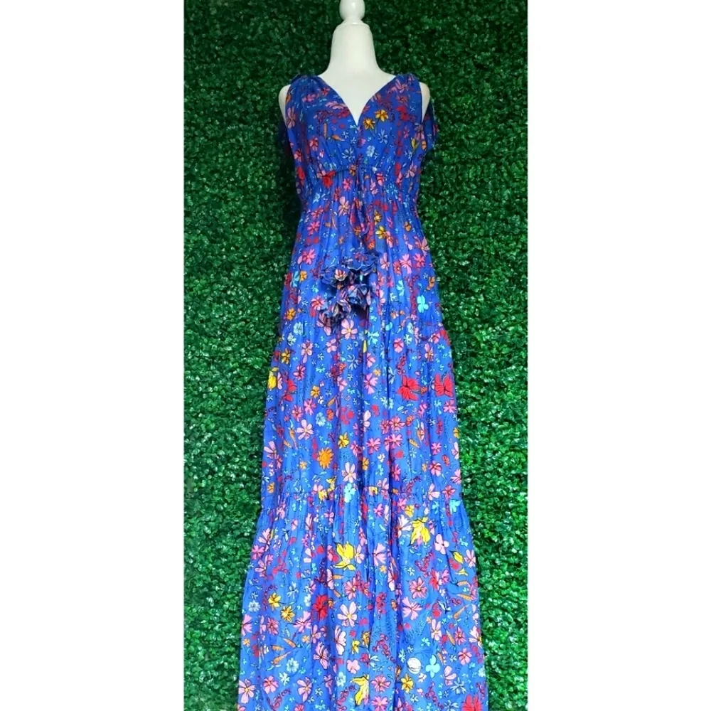 80. J.Crew X Dauphinette maxi cover-up dress in cornucopia floral
